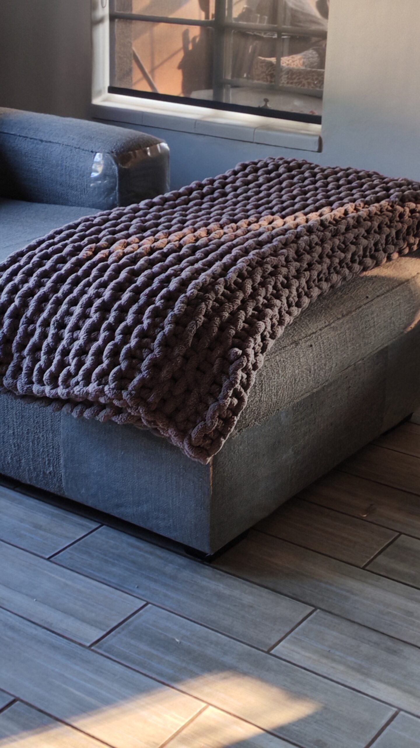 Simply Wabi Sabi | Chunky Blanket - Light Grey 3